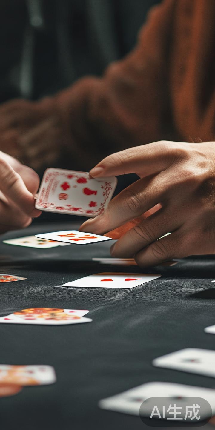 策略的核心在于分析手牌的潜在发展。在游戏过程中，玩
